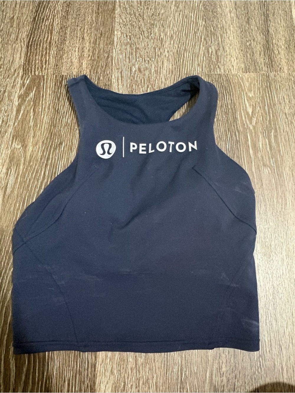 Lululemon x Peloton Navy Athletic Cropped Tank
